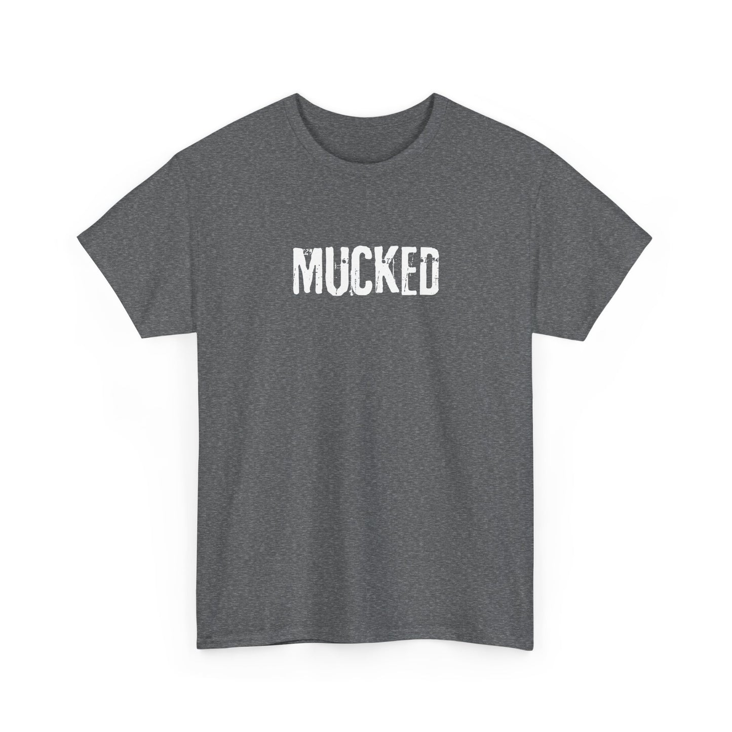 MUCKED HEAVY COTTON TEE - UNISEX