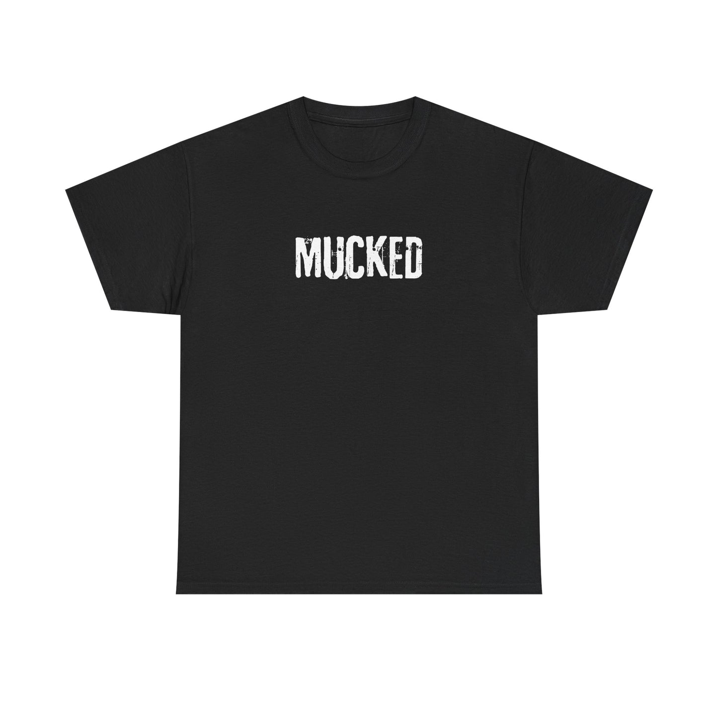 MUCKED HEAVY COTTON TEE - UNISEX