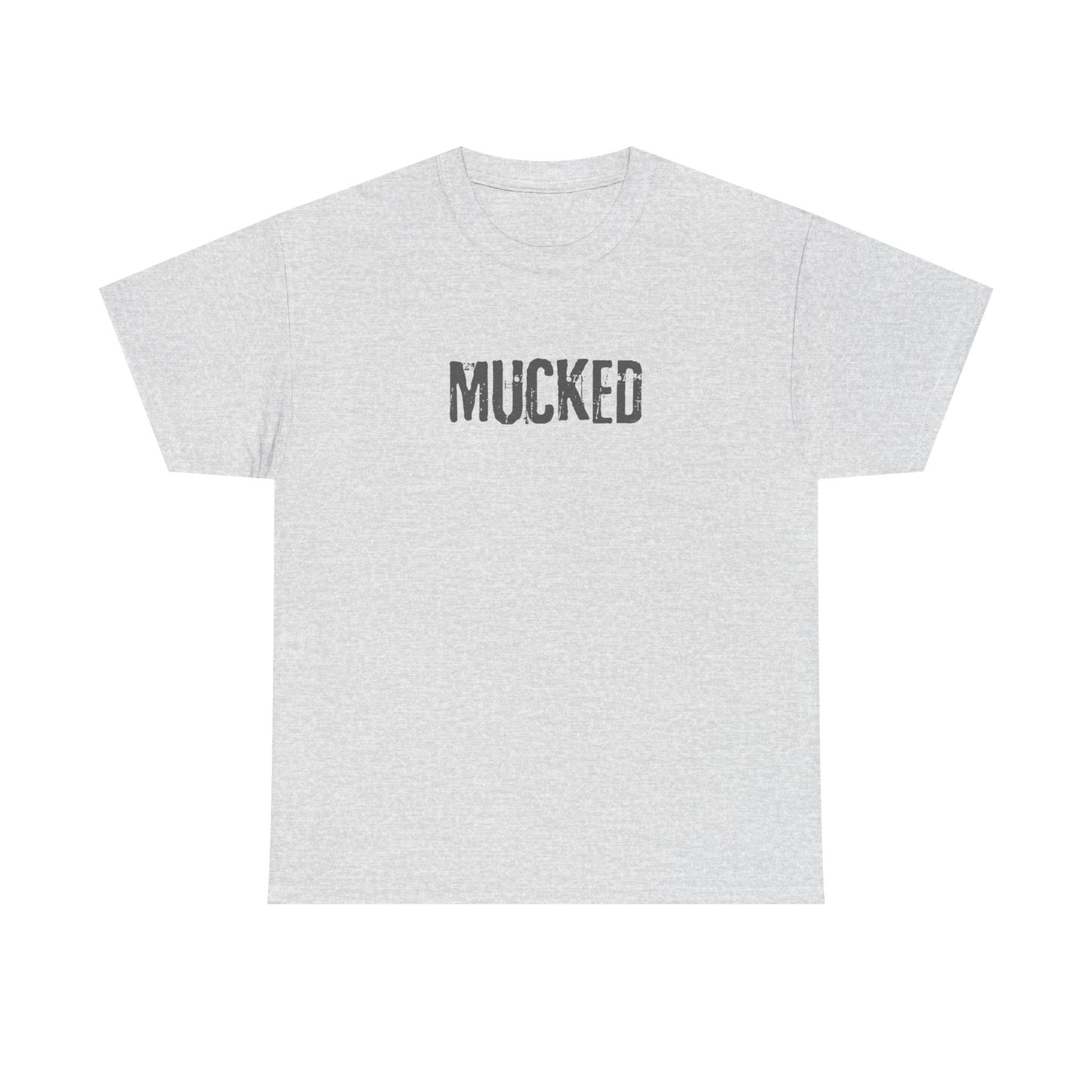 MUCKED HEAVY COTTON TEE - UNISEX