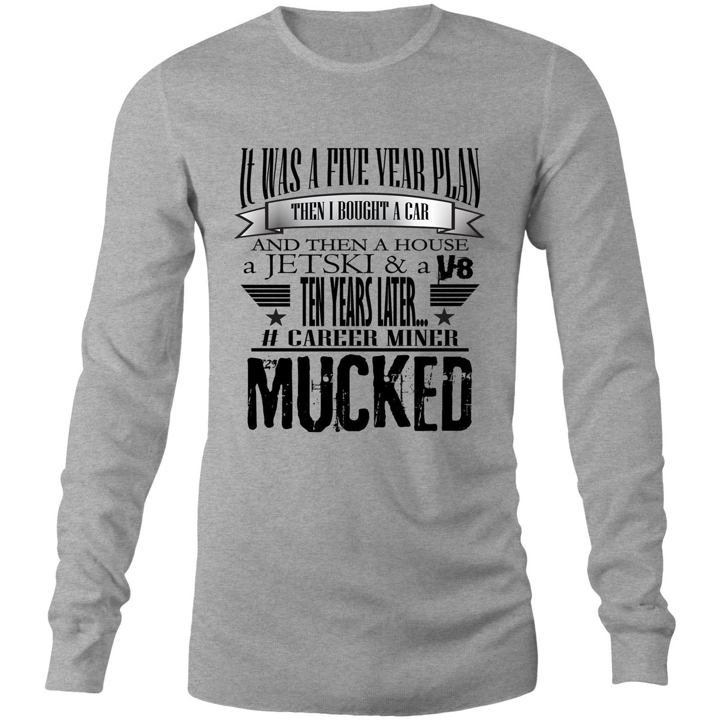 FIVE YEAR PLAN LONG SLEEVE TEE