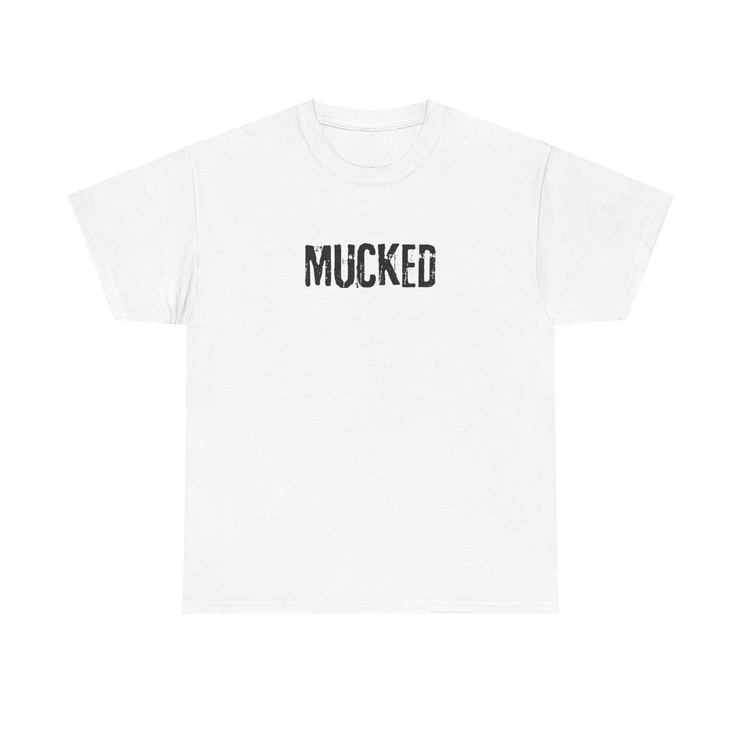 MUCKED HEAVY COTTON TEE - UNISEX