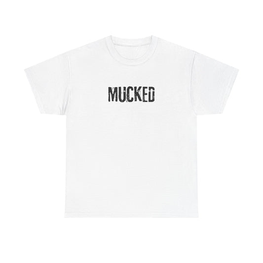 MUCKED HEAVY COTTON TEE - UNISEX