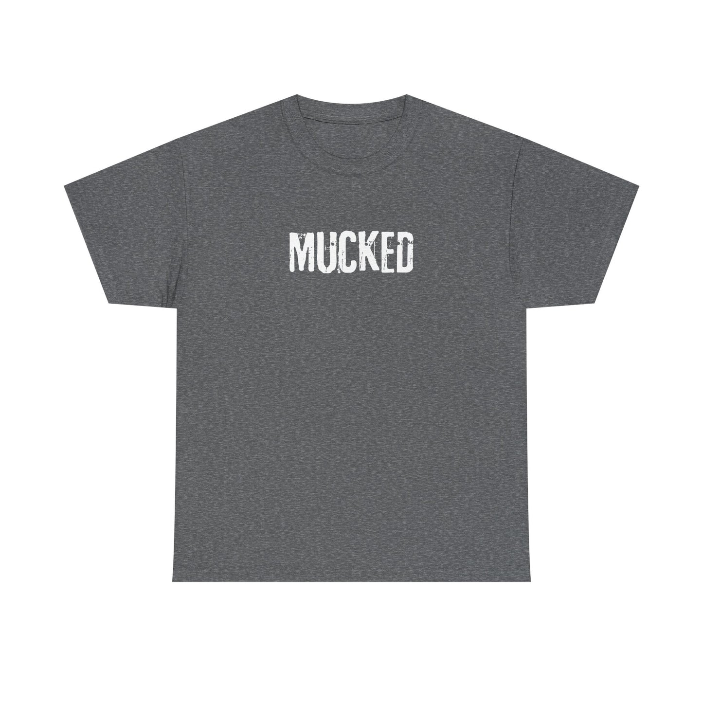 MUCKED HEAVY COTTON TEE - UNISEX