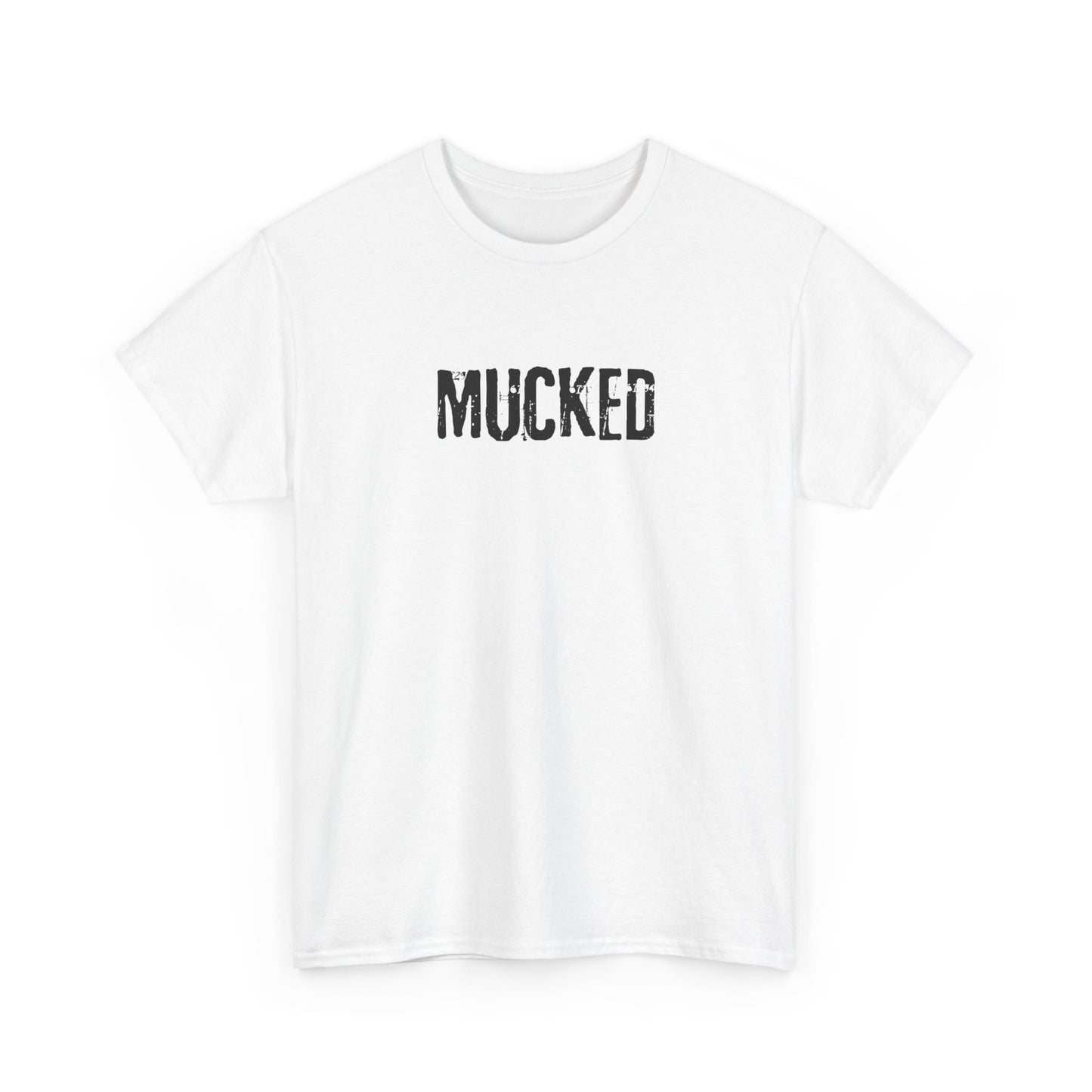 MUCKED HEAVY COTTON TEE - UNISEX