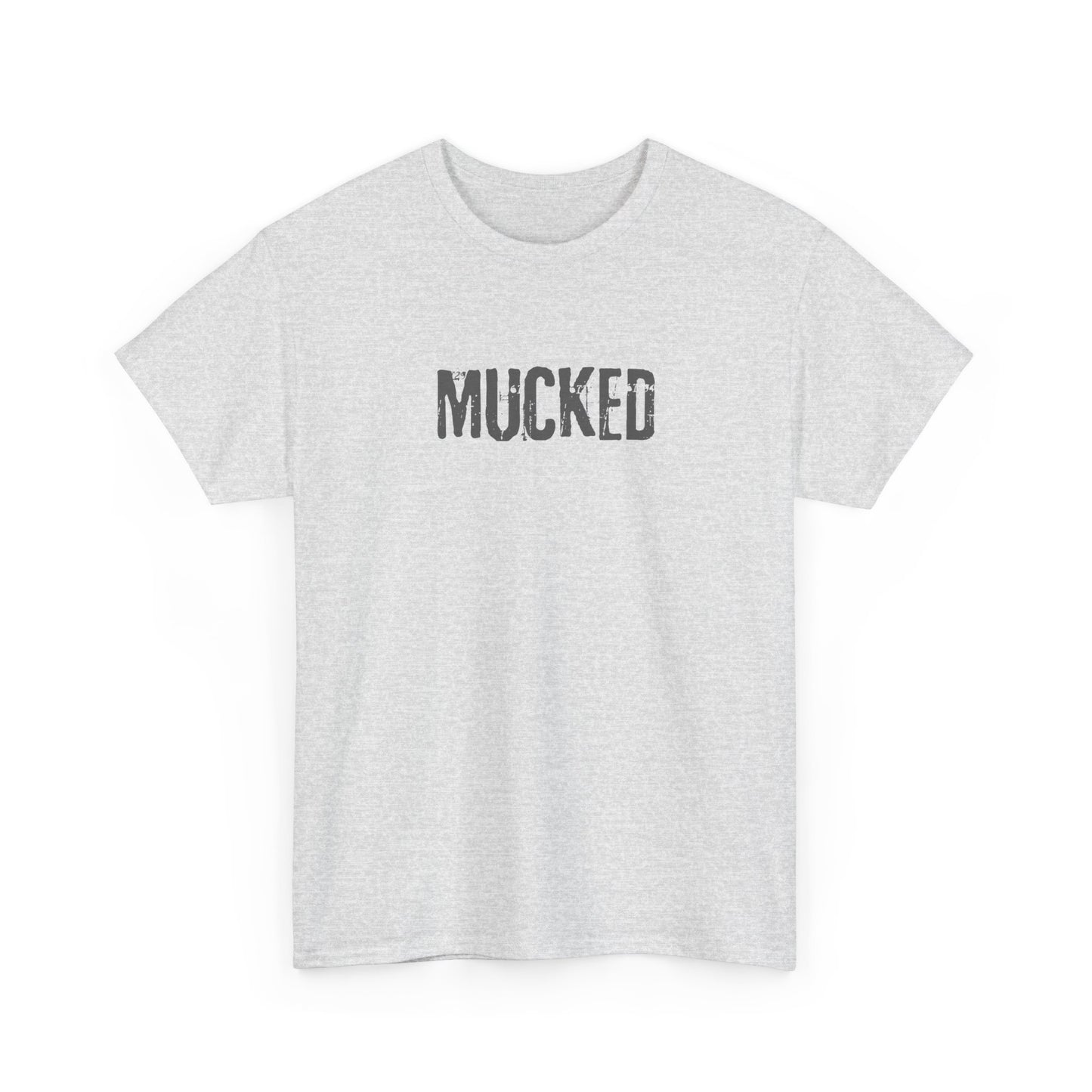 MUCKED HEAVY COTTON TEE - UNISEX