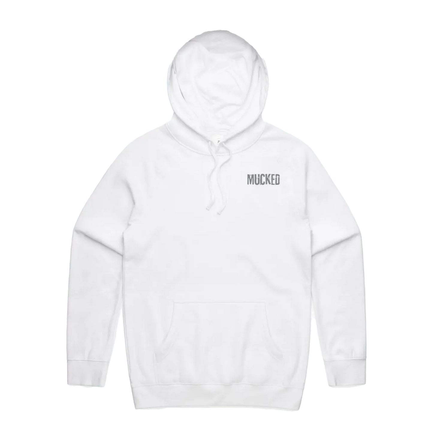 White front flat lay
